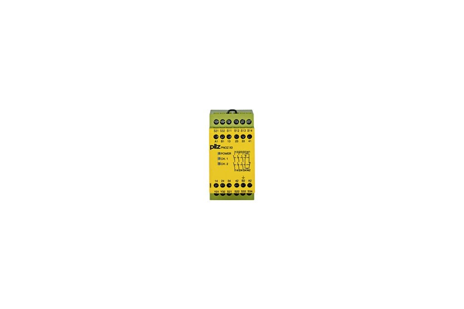 PILZ PNOZ X3 115VAC 24VDC 3N/O 1N/C 1SO 774315 RELÉ DE SEGURIDAD 