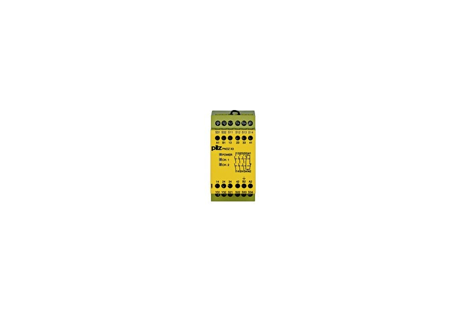 PILZ PNOZ X3 120VAC 24VDC 3N/O 1N/C 1SO 774316 RELÉ DE SEGURIDAD 