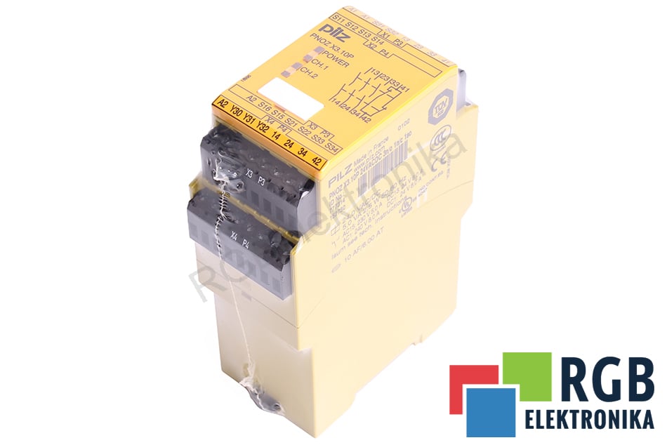 PILZ PNOZ X3.10P 24VACDC 3N/O 1N/C 1SO PRZEKAŹNIK BEZPIECZEŃSTWA 