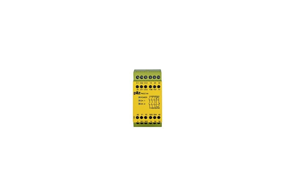 PILZ PNOZ X4 115VAC 3N/O 1N/C 774735 RELE DI SICUREZZA 