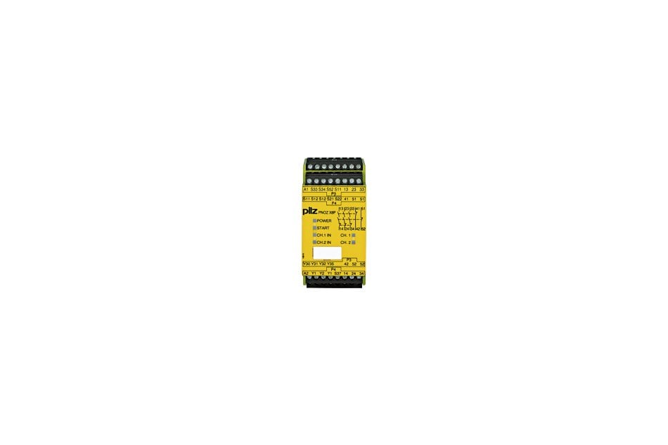 PILZ PNOZ X8P 24 VDC 3N/O 2N/C 2SO 777760 SAFETY RELAY 