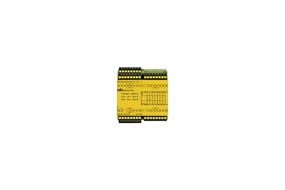 PILZ PNOZ X9P C 24DC 24-240VACDC 7NO 2NC 2SO 787606 SAFETY RELAY 