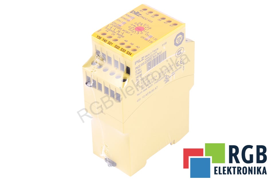 PILZ PNOZ XV3 3/24VDC 3N/O 2N/O T 774542 RELE DI SICUREZZA 