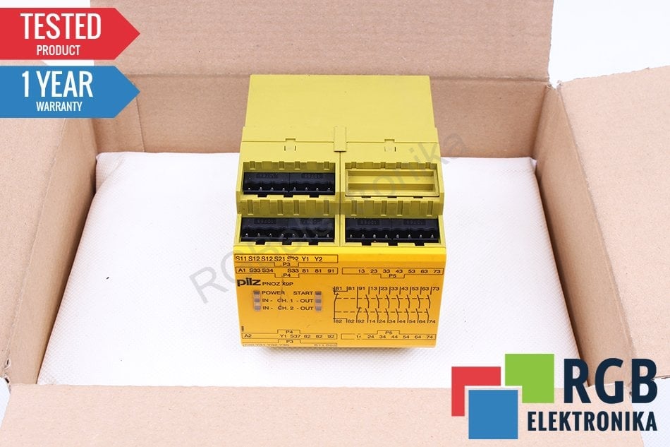 PILZ PNOZX9P 777609 SAFETY RELAY 