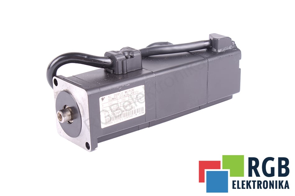 YASKAWA SGMAS-01A2A-YR11 SERVOMOTOR 200V 0.1 KW 3000 OBR/MIN 0.91A 0.318 NM 
