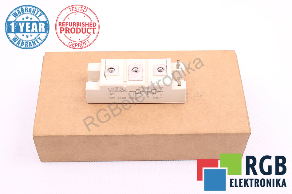 MODUŁ IGBT SKM25GB100D 1200V100A SEMITRANS M SEMIKRON