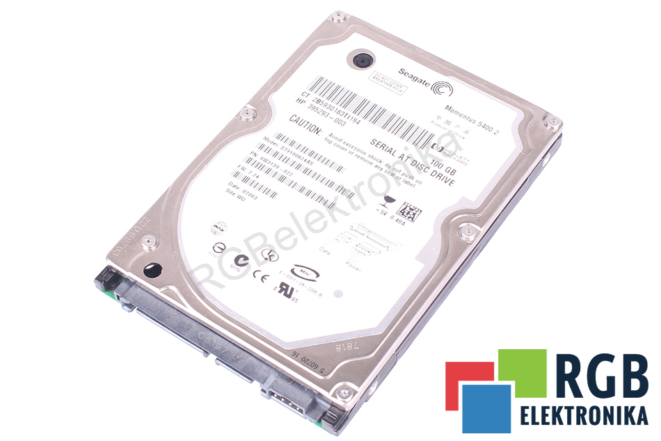SEAGATE ST9100824AS MOMENTUS 5400.2 MOMENTUS 5400.2 SATA 2.5" SDD 100GB DYSK HDD SATA 2.5" SDD 100 GB 