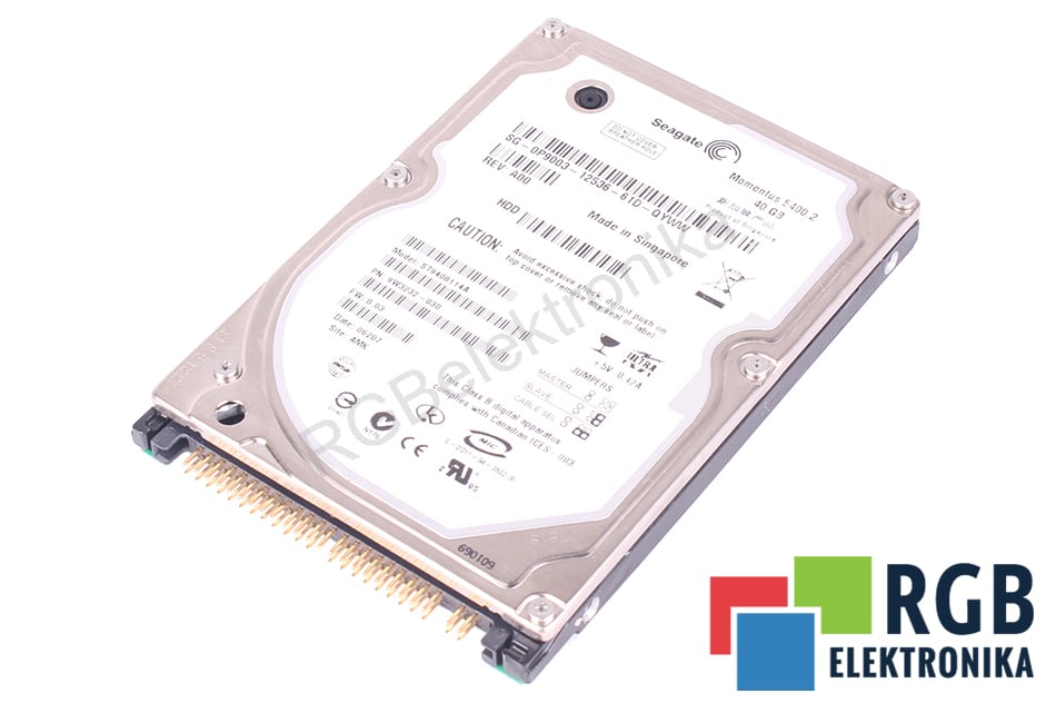 SEAGATE ST9408114A MOMENTUS 5400.2 MOMENTUS 5400.2 ATA 2.5" HDD 40GB HDD ATA 2.5" HDD 40 GB 