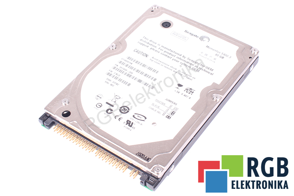 SEAGATE ST980815A MOMENTUS 5400.3 MOMENTUS 5400.3 ATA 2.5" HDD 80GB DYSK HDD ATA 2.5" HDD 80 GB 