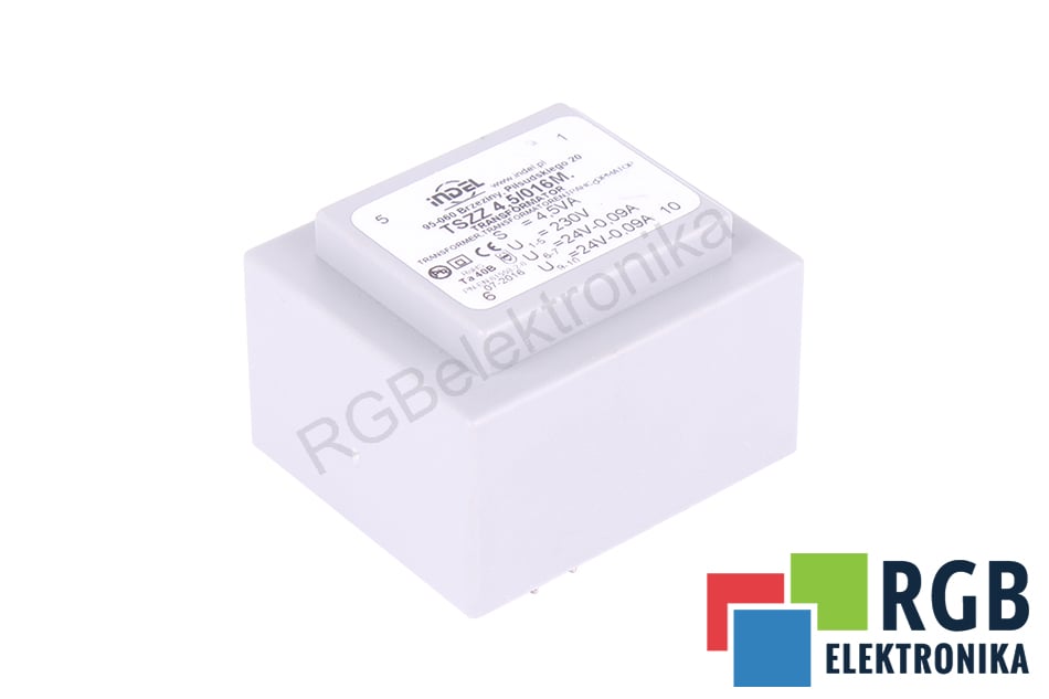 TSZZ4/2X24V TSZZ4.5/016M PRI 230V SEC 24V INDEL TRANSFORMATOR