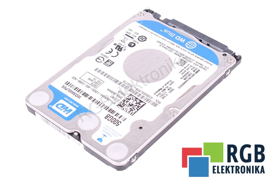 WD5000LPVX-75V0TT0 500GB SATA 2.5" WESTERN DIGITAL