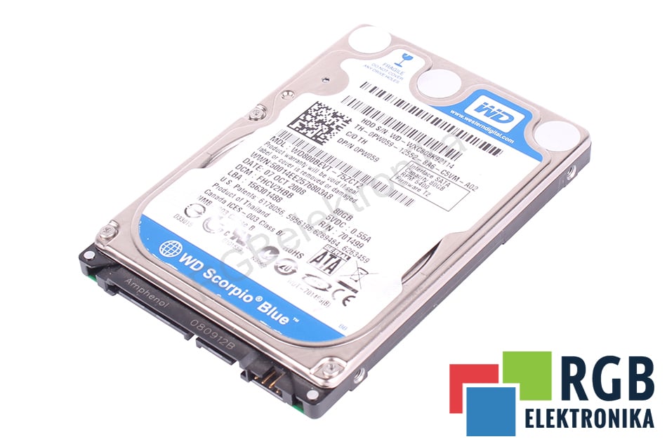 WESTERN DIGITAL WD800BEVT-75ZCT2 SATA 80GB SATA 80GB HDD 
