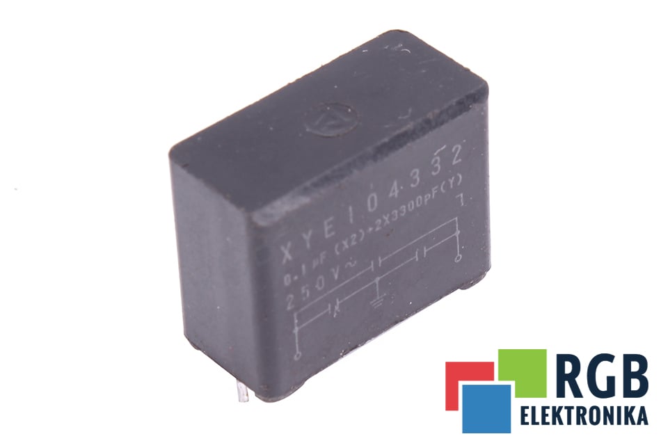 XYEI04332 0.1UF-2X3300PF 250V KONDENSATOR