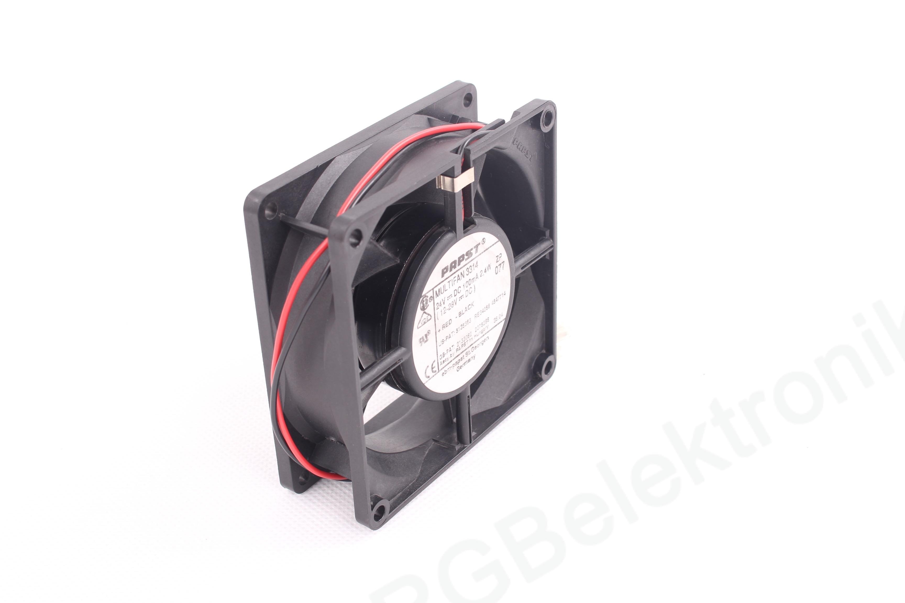 PAPST MULTIFAN 3314 92X92X32 24VDC 2.4W 92X92X32 24VDC 2.4W VENTILATEUR AXIAL 24V 2.4 KW 92 MM 32 MM 92 MM 
