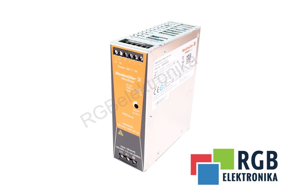 WEIDMULLER 1469480000 PRO ECO 120W 24V 5A ALIMENTADOR 