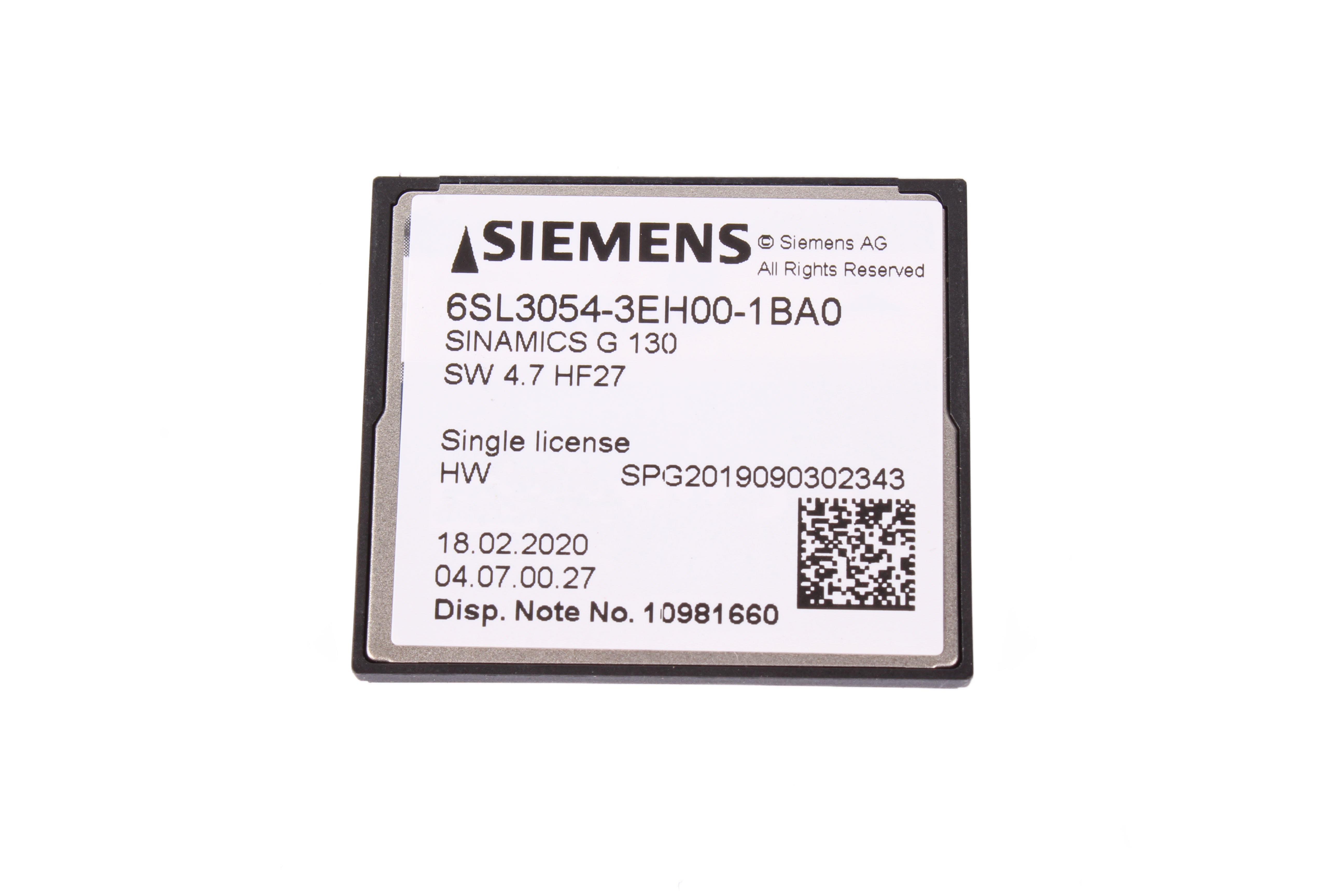SIEMENS 6SL3054-3EH00-1BA0 