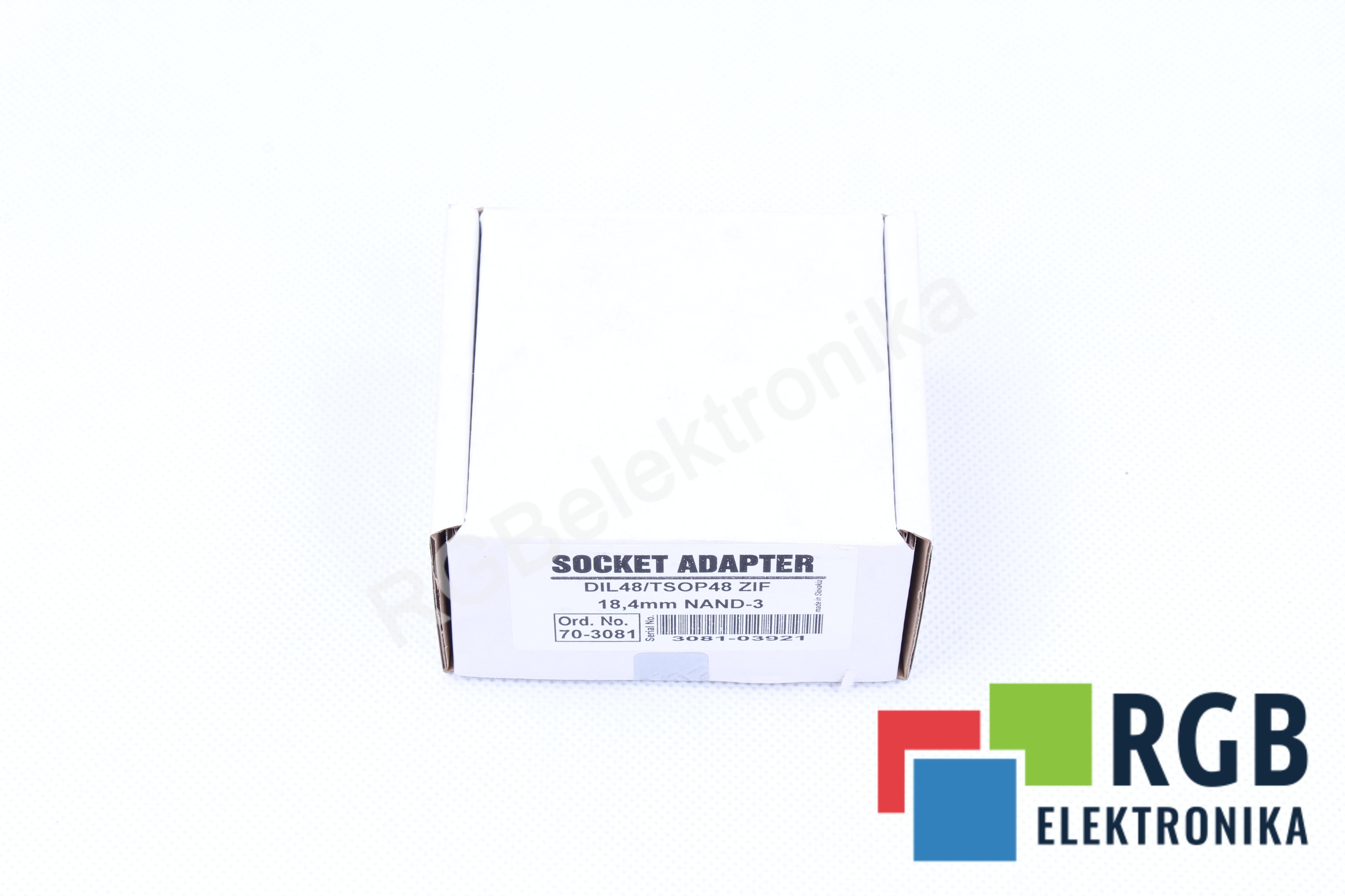 NOWY SOCKET ADAPTER DIL48/TSOP48 18.4MM NAND-3