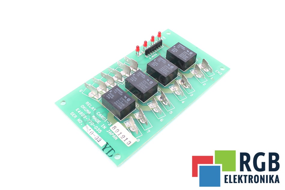 RELAY CARD1-3 E4809-770-035 OKUMA