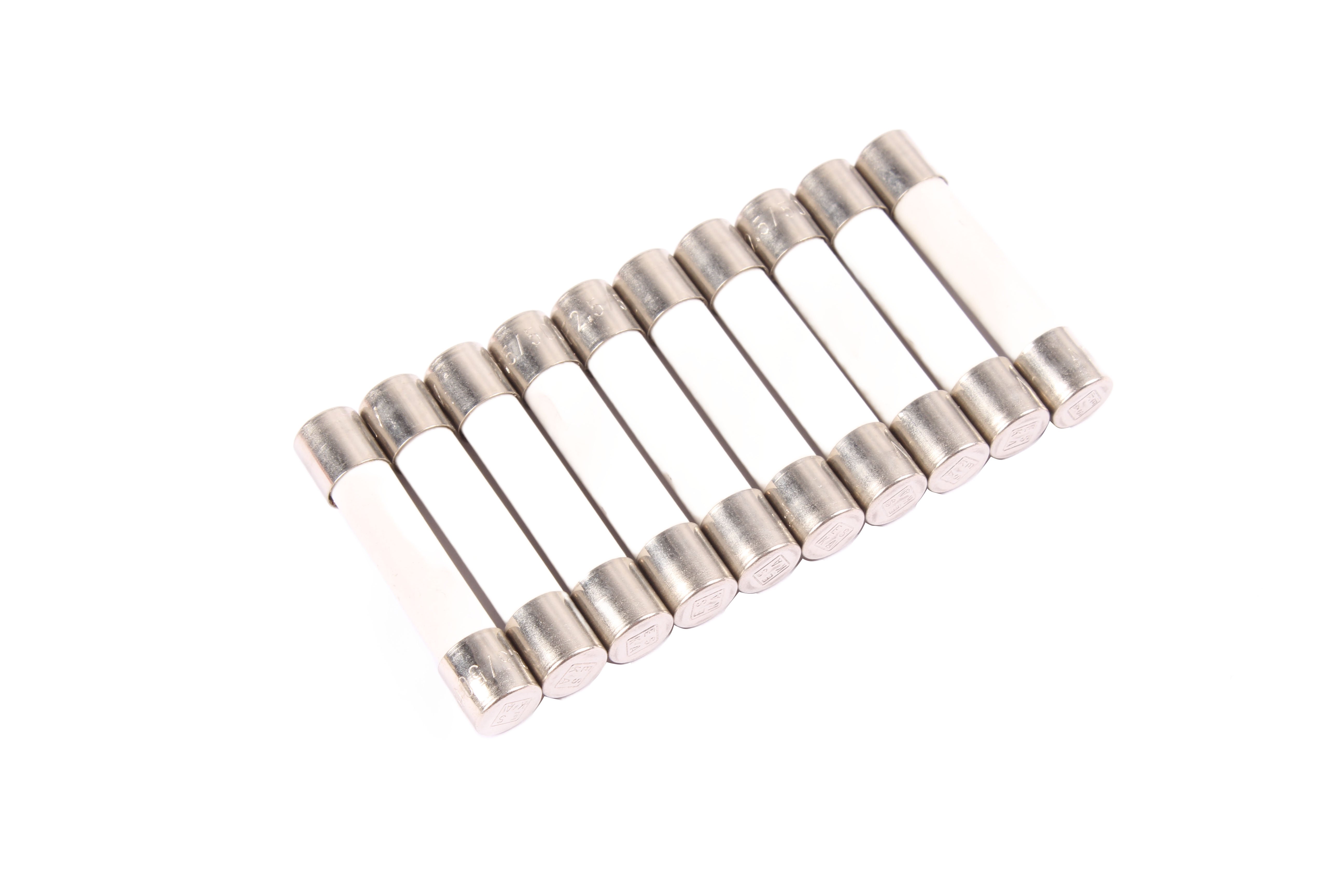 ESKA 632.121 ZGSS-2.5A TOPIKOWY SUPERSZYBKI 6.3X32MM 10SZT SICHERUNG 500V 2.5A 6.3 MM 32 MM 