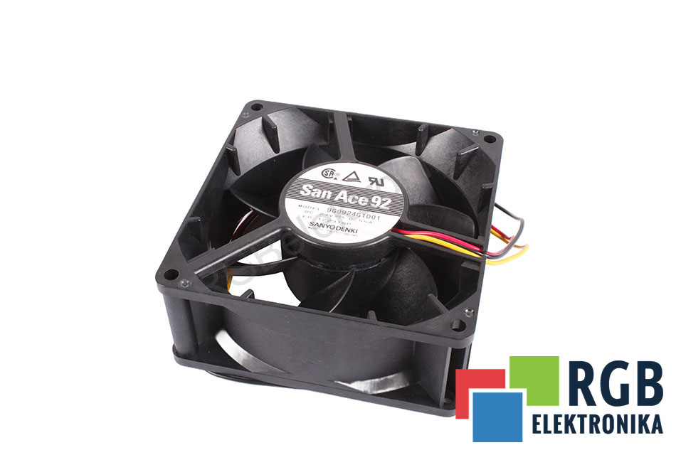 SANYO DENKI 9G0924G1D01 24VDC 92X92X38MM VENTILATORE ASSIALE 