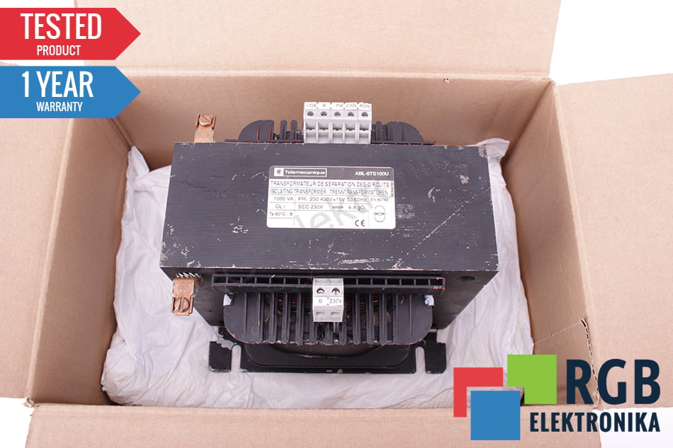 TRANSFORMATOR ABL-6TS100U 1000VA PRI 230/400V SEC 230V TELEMECANIQUE