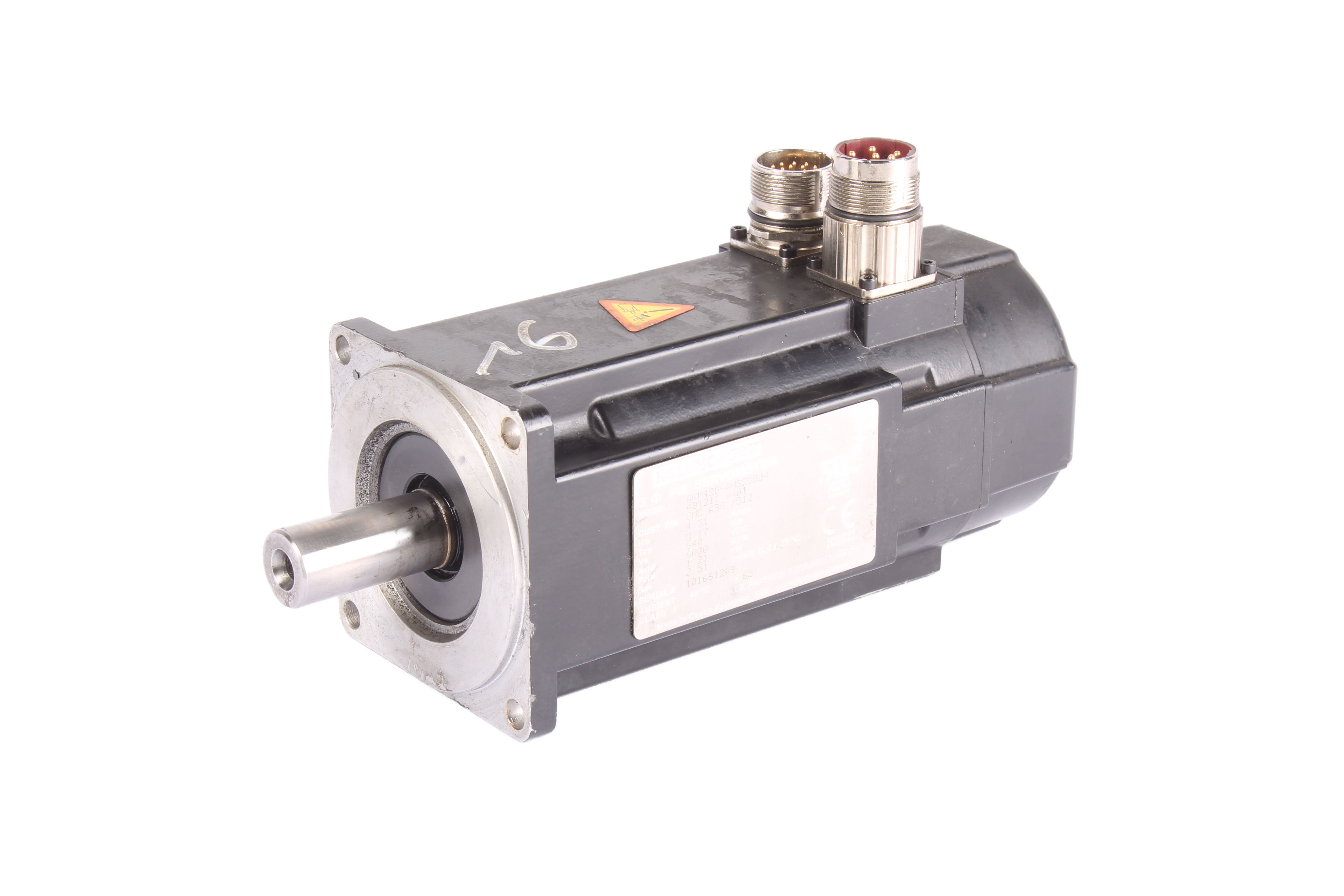 KOLLMORGEN SEIDEL AKM42G-ANS2DB04 SERVOMOTOR 640V 1.21 KW 6000 OBR/MIN 4.31A 3.17 NM 