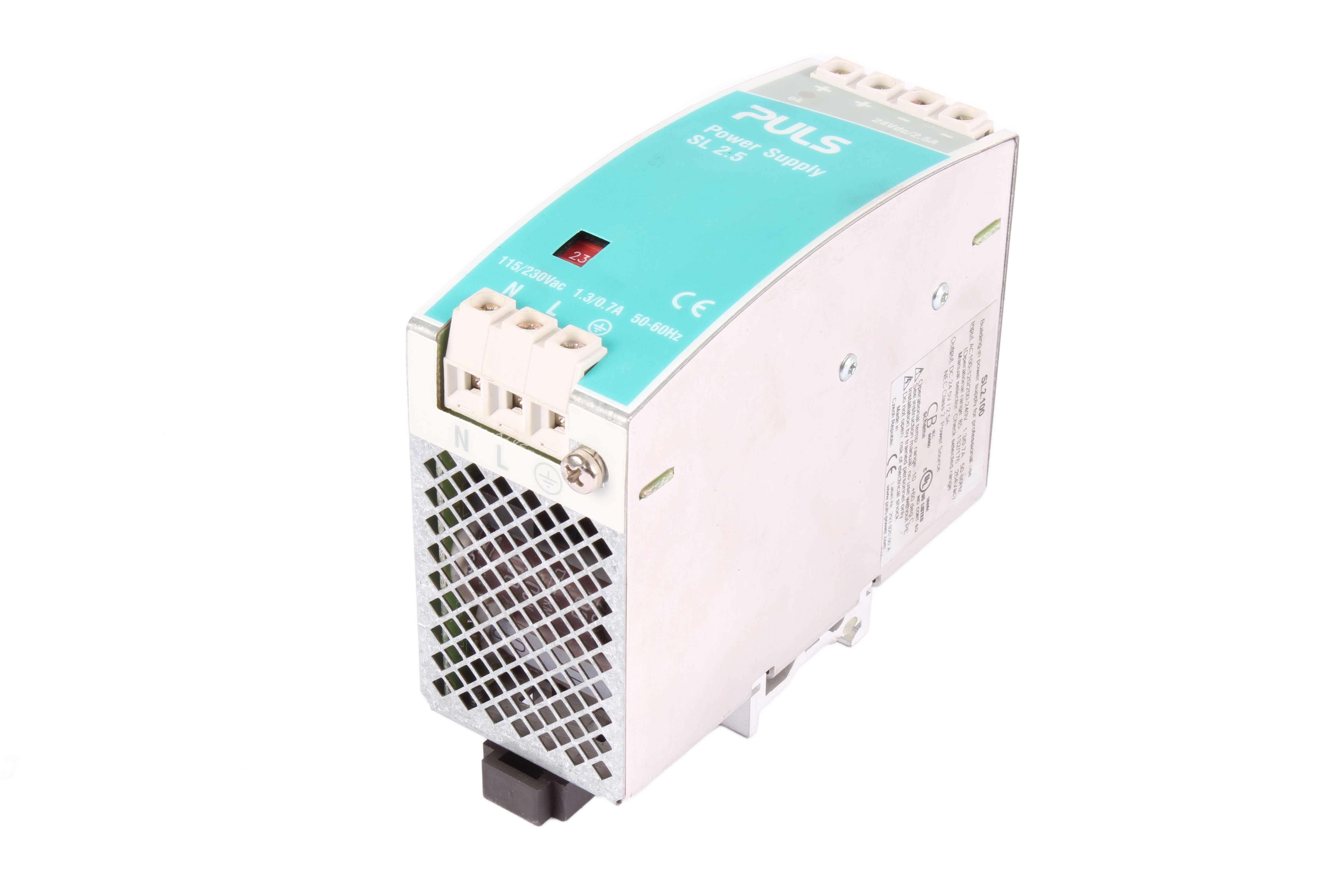 PULS POWER SL2.100 SL2.5 POWER SUPPLY 24.5 V DC 2.5A 100-120/200-240 V AC 