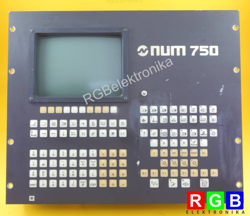 NUM 750 Operator Panel Milling NUM 750F