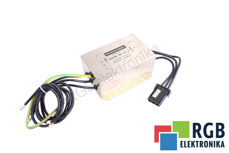 FS4796-25-07-2 SCHAFFNER FILTR SIECIOWY 25A 3X600VAC