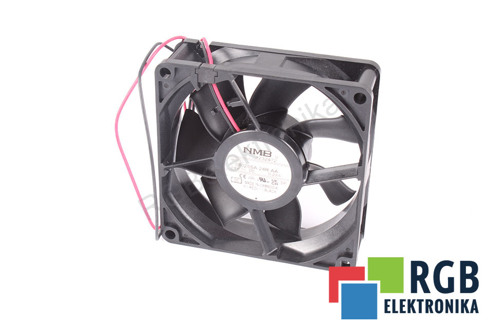 NMB TECHNOLOGIES 08025SA-24R-AA 80X80X25MM 24V 0.22A ZAMIENNIK DLA 3110RL-05W-B70 WENTYLATOR OSIOWY 24V 0.22A 80 MM 25 MM 80 MM 
