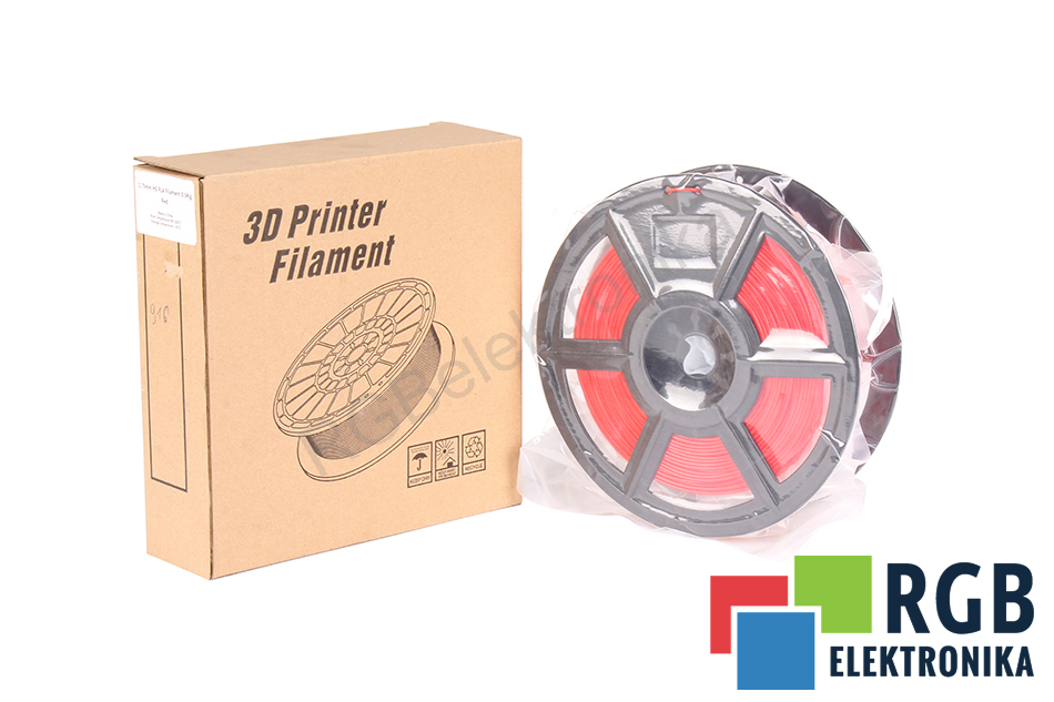 FLASHFORGE PLA HIGH SPEED 1,75MM CZERWONY 0.5KG FILAMENT 180 MM 50 MM 45 MM 
