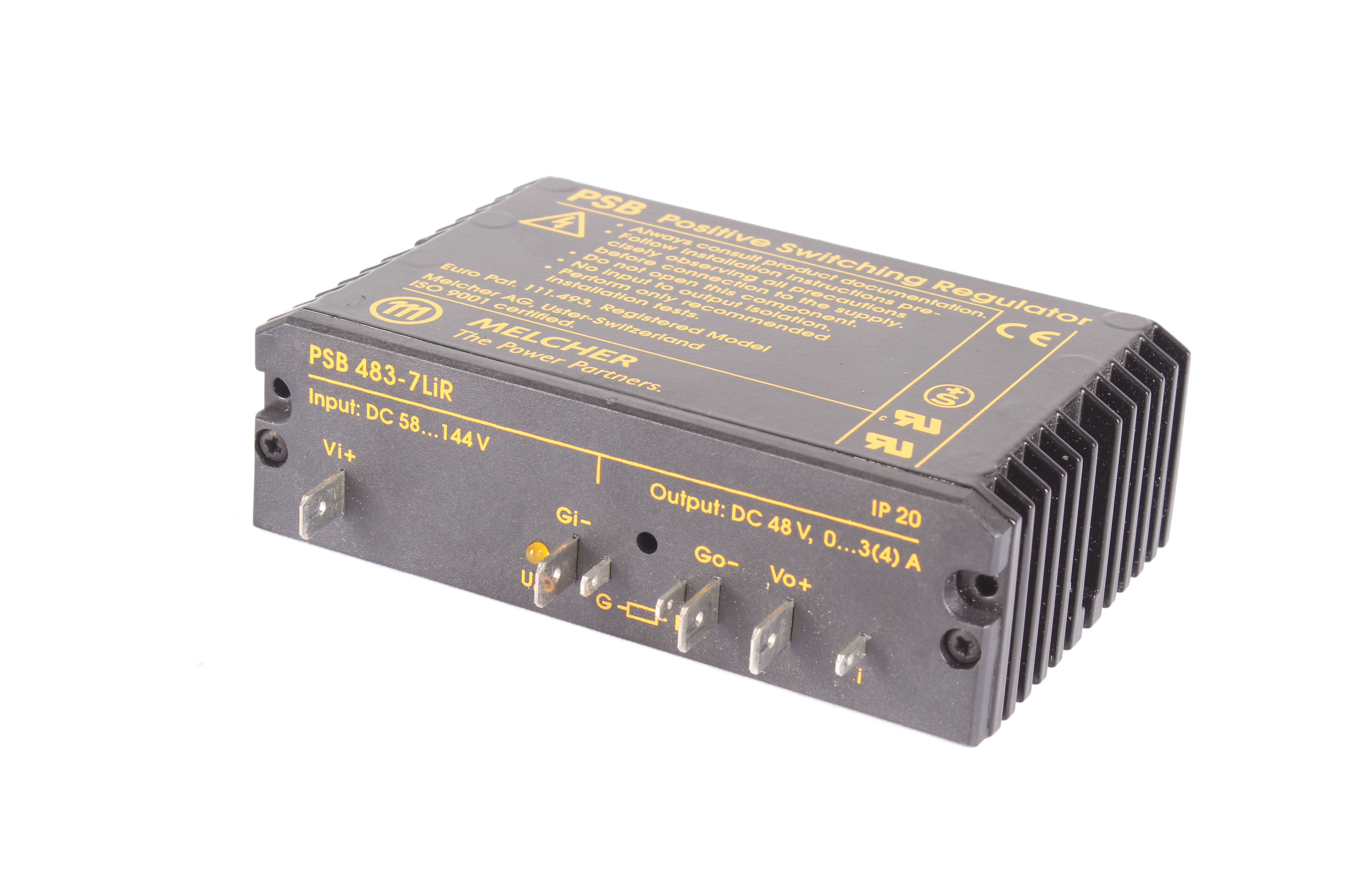 MELCHER PSB483-7LIR ZASILACZ 48 V DC 3A 144 V AC 