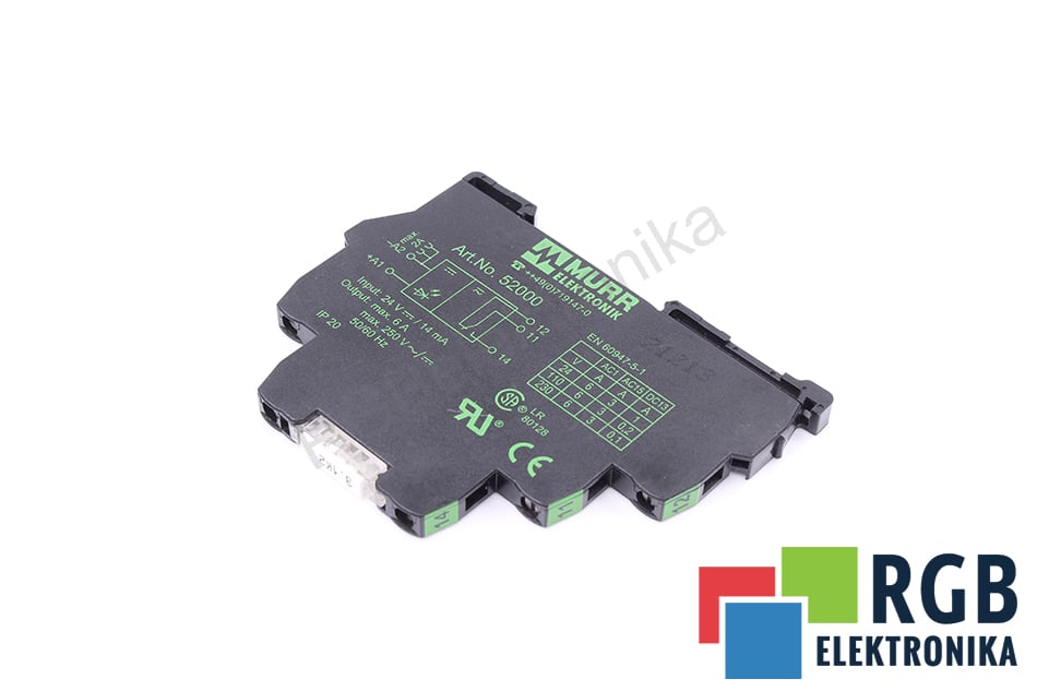 PRZEKAŹNIK INTERFEJSOWY ART.NO. 52000 250VAC 6A MURR ELEKTRONIK
