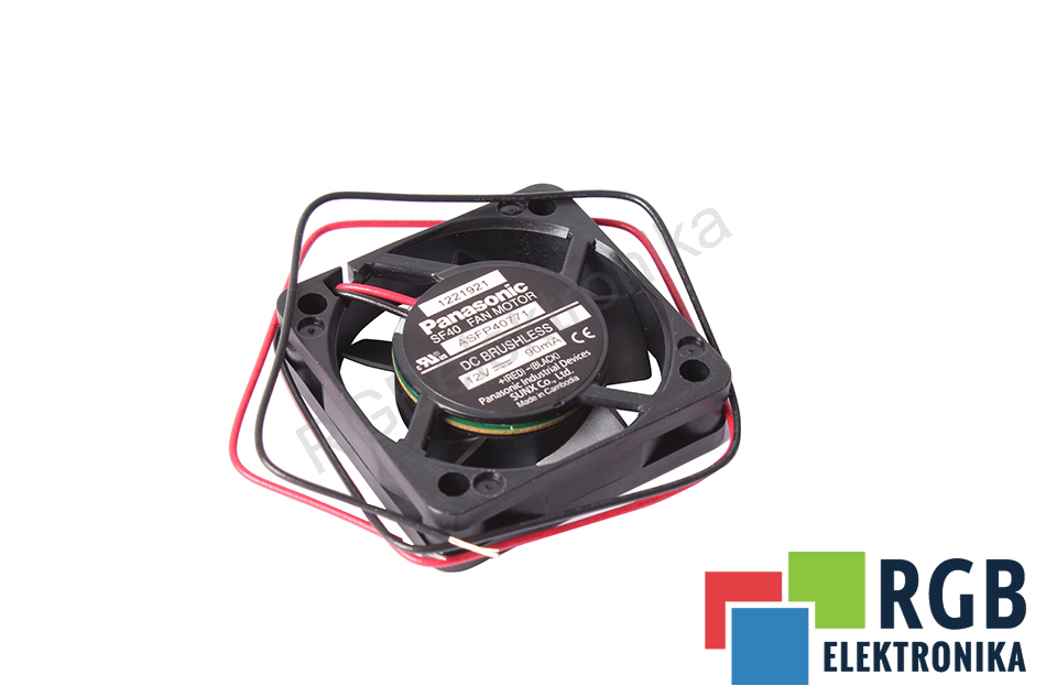 PANASONIC ASFP40771 12VDC 40X40X10MM VENTILADOR AXIAL 
