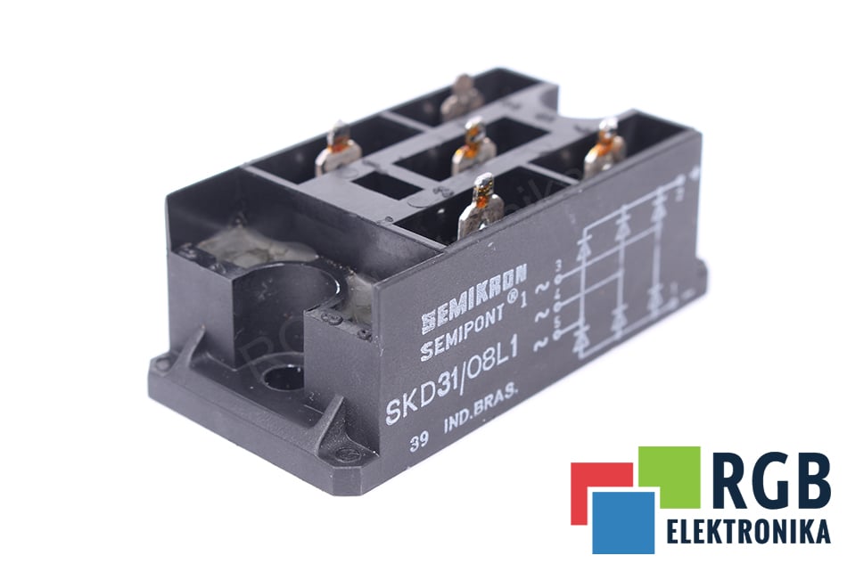 3-FAZOWY MOSTEK PROSTOWNICZY SKD31/08L1 SEMIPONT 1 SEMIKRON