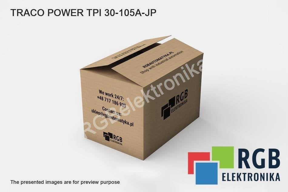 TPI 30-105A-JP TRACO POWER AC/DC POWER SUPPLY  ADJUSTABLE, FIXED 30W