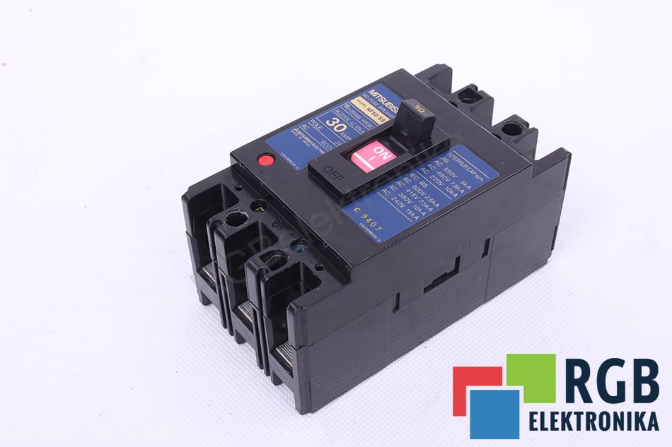 NO-FUSE BREAKER NF50-SS 600VAC 30A 3 POLE MITSUBISHI