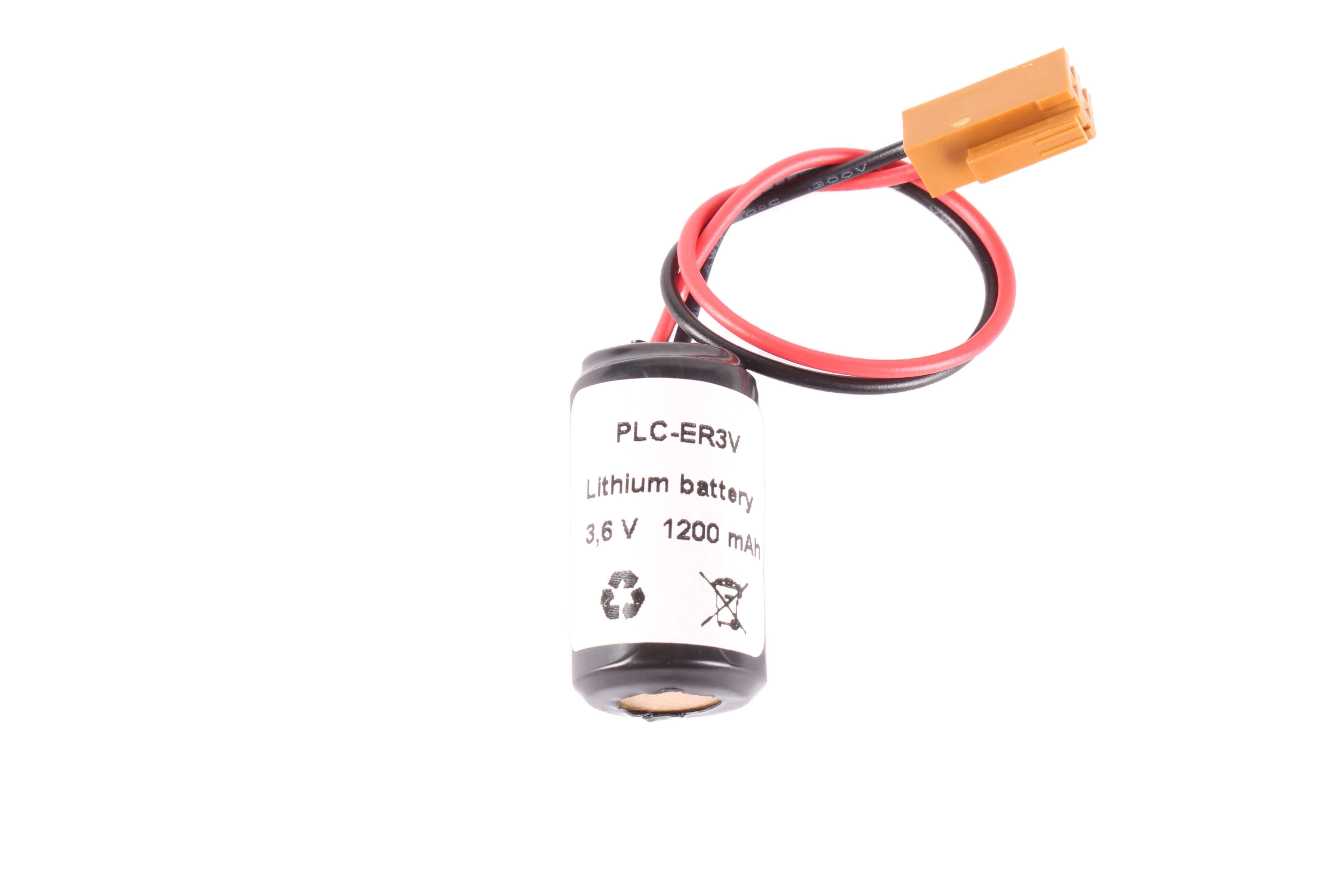 BATTERIE FÜR ER3V 3.6V LISOCL2 PLC-ER3V 3.6V 1200 MAH ERSATZ