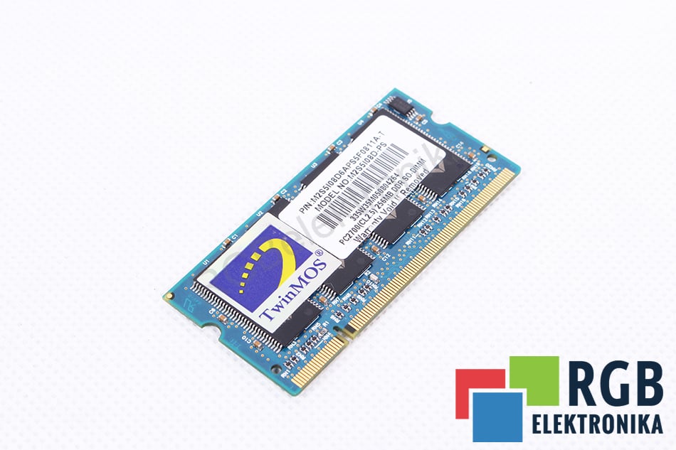 PAMIĘĆ RAM M2S5I08D6APS5F0811A-T PC2700 256MB DDR SDRAM TWINMOS