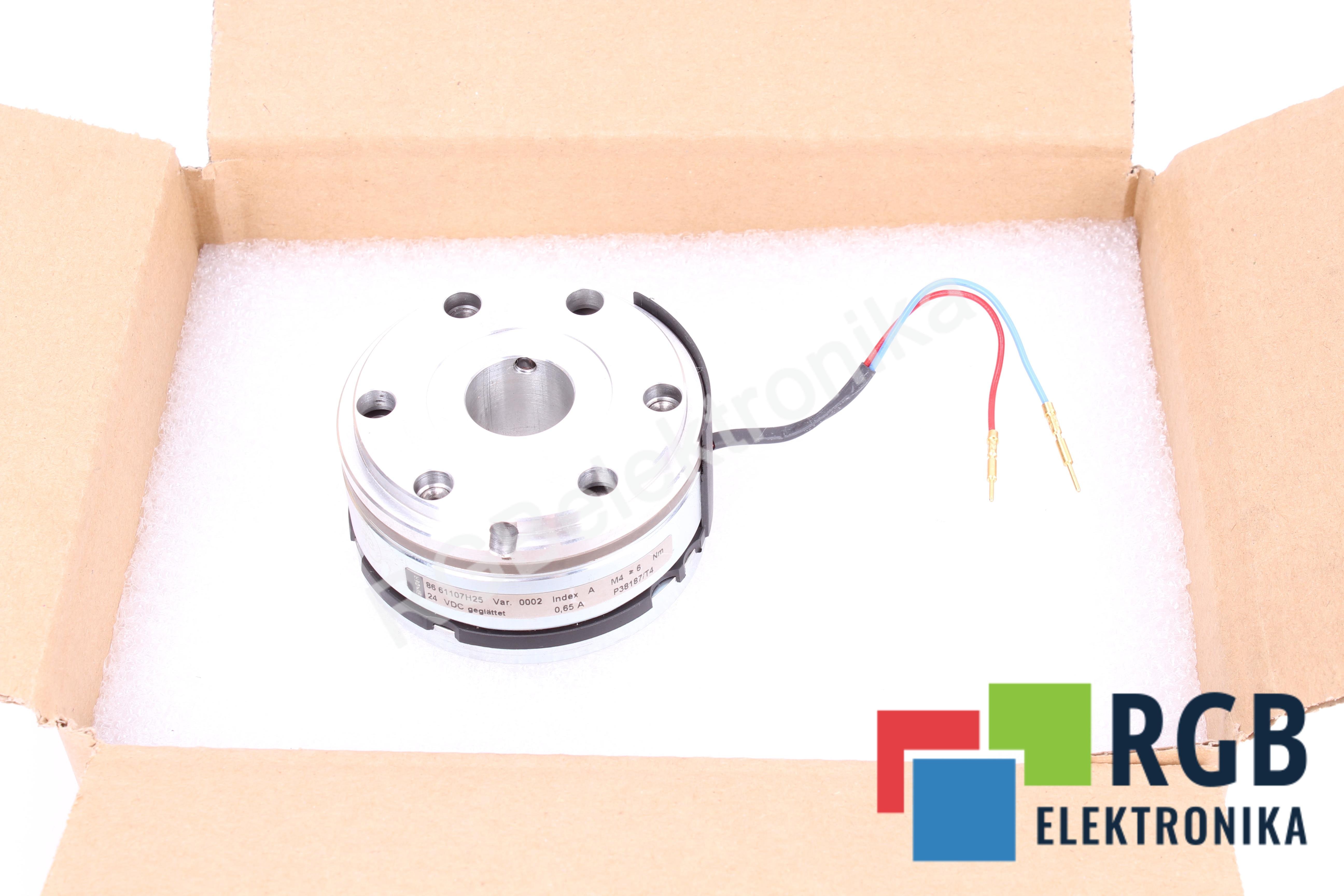 HAMULEC 8661107H25 24VDC 0.65A BINDER