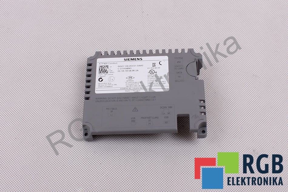 SIEMENS 6AV2124-2DC01-0AX0 ALLOGGIAMENTO DEL PANNELLO OPERATORE 