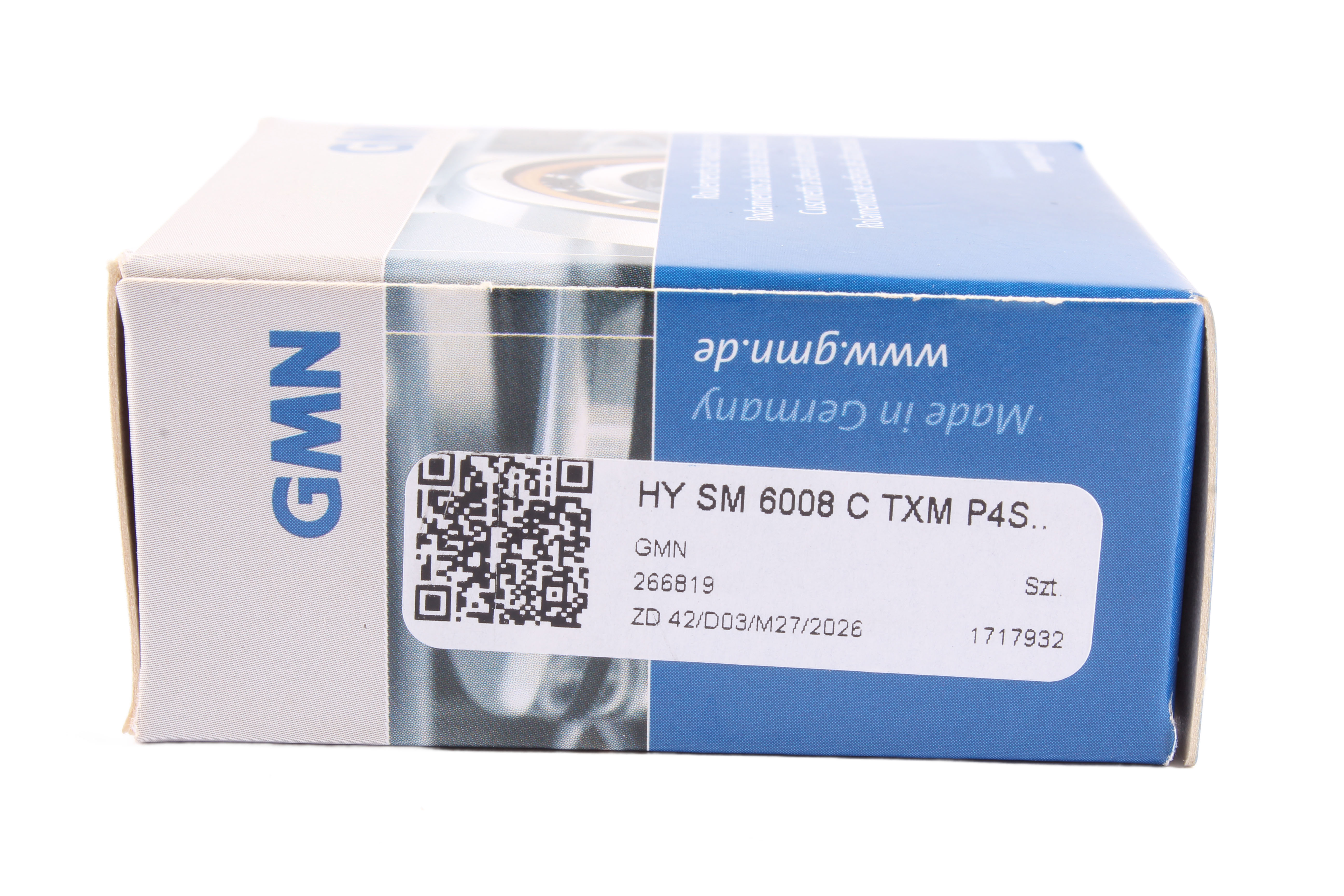 GMN HYSM6008CTXMP4+DUL 40X68X15MM ŁOŻYSKO KULKOWE SKOŚNE 40 MM 68 MM 15 MM 