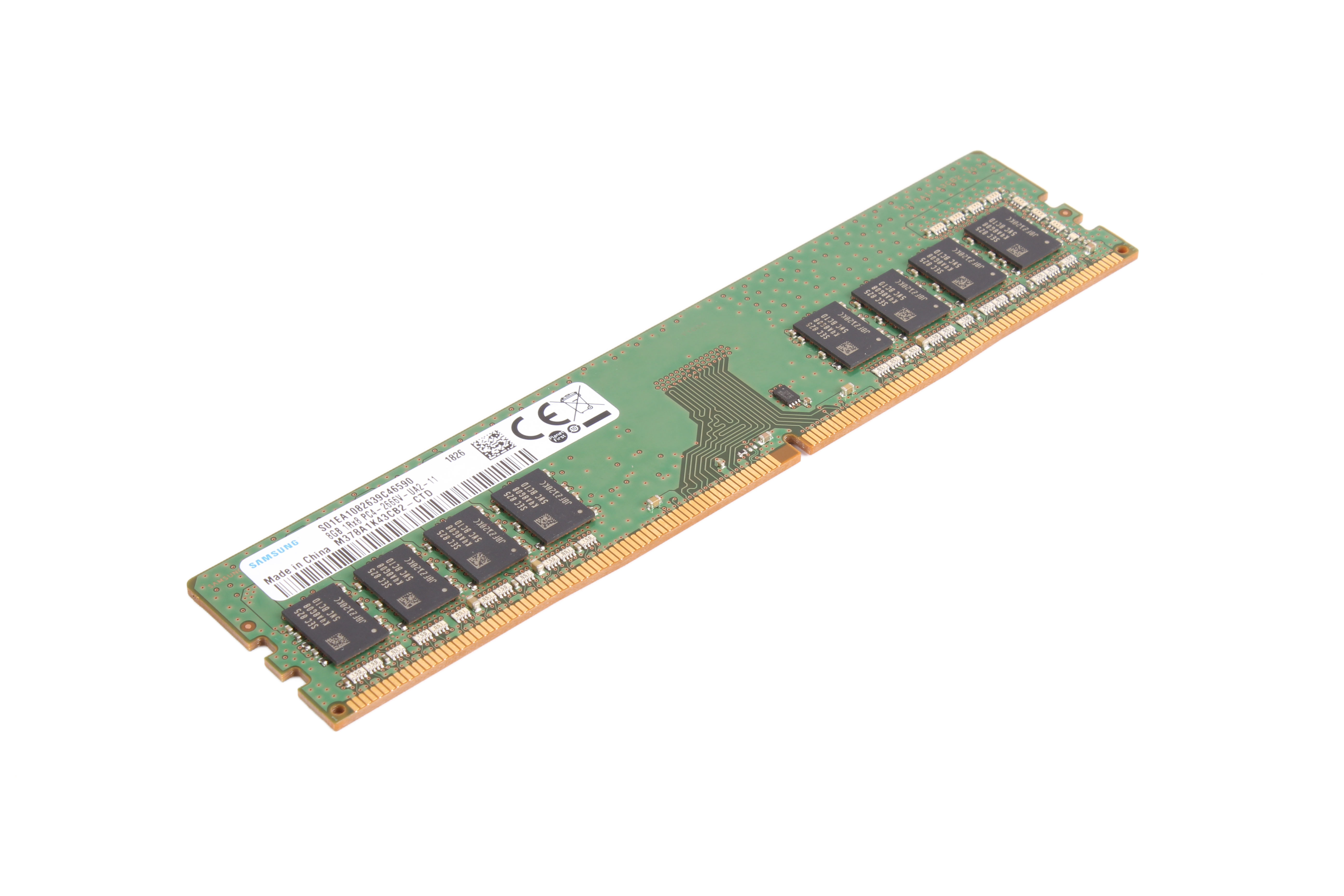 SAMSUNG S01EA1082639C46590 RAM DDR4 8GB PC4 2666V 21300U 2666MHZ 