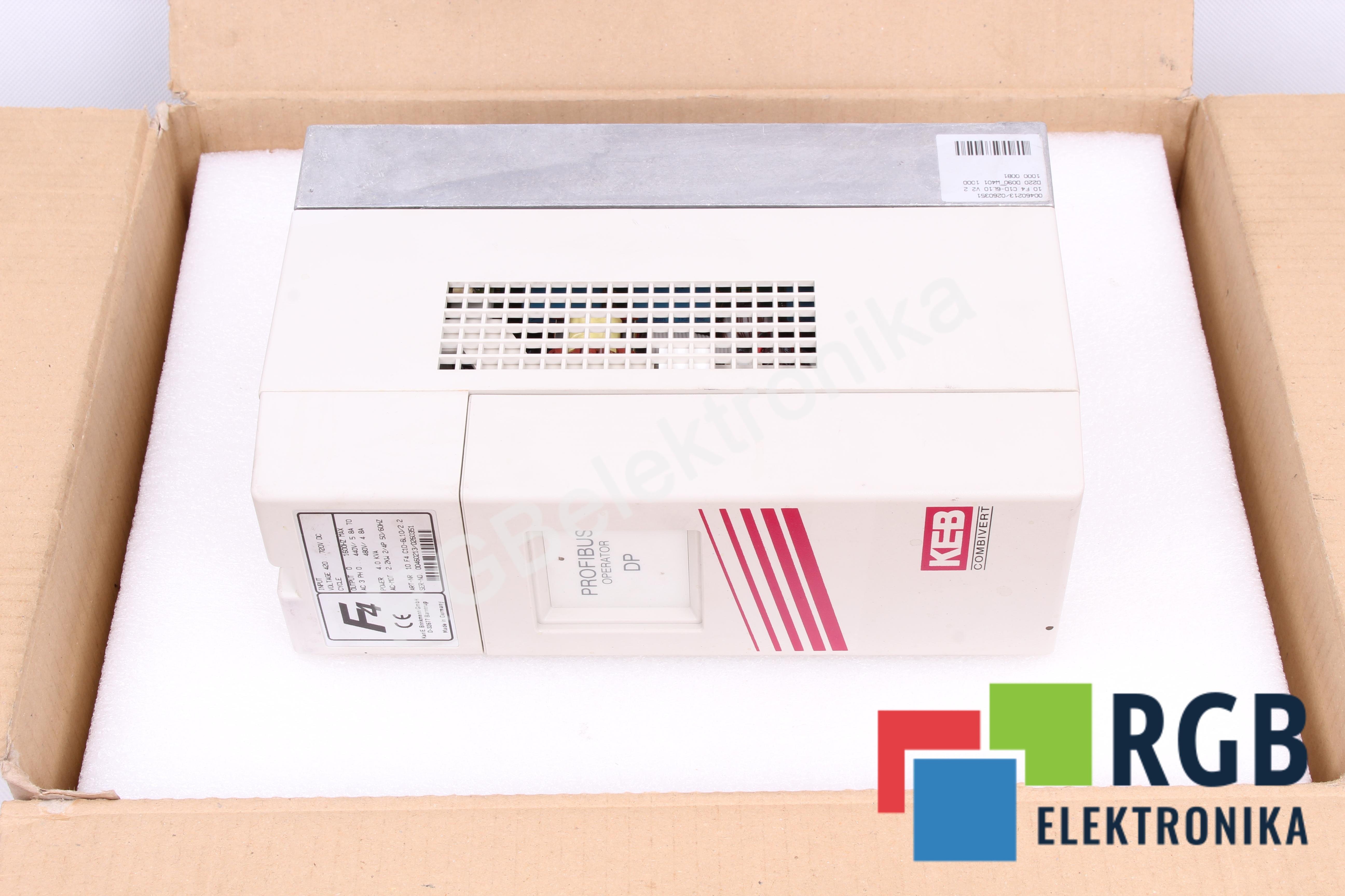 KEB 10.F4.C1D-6L10/2.2 