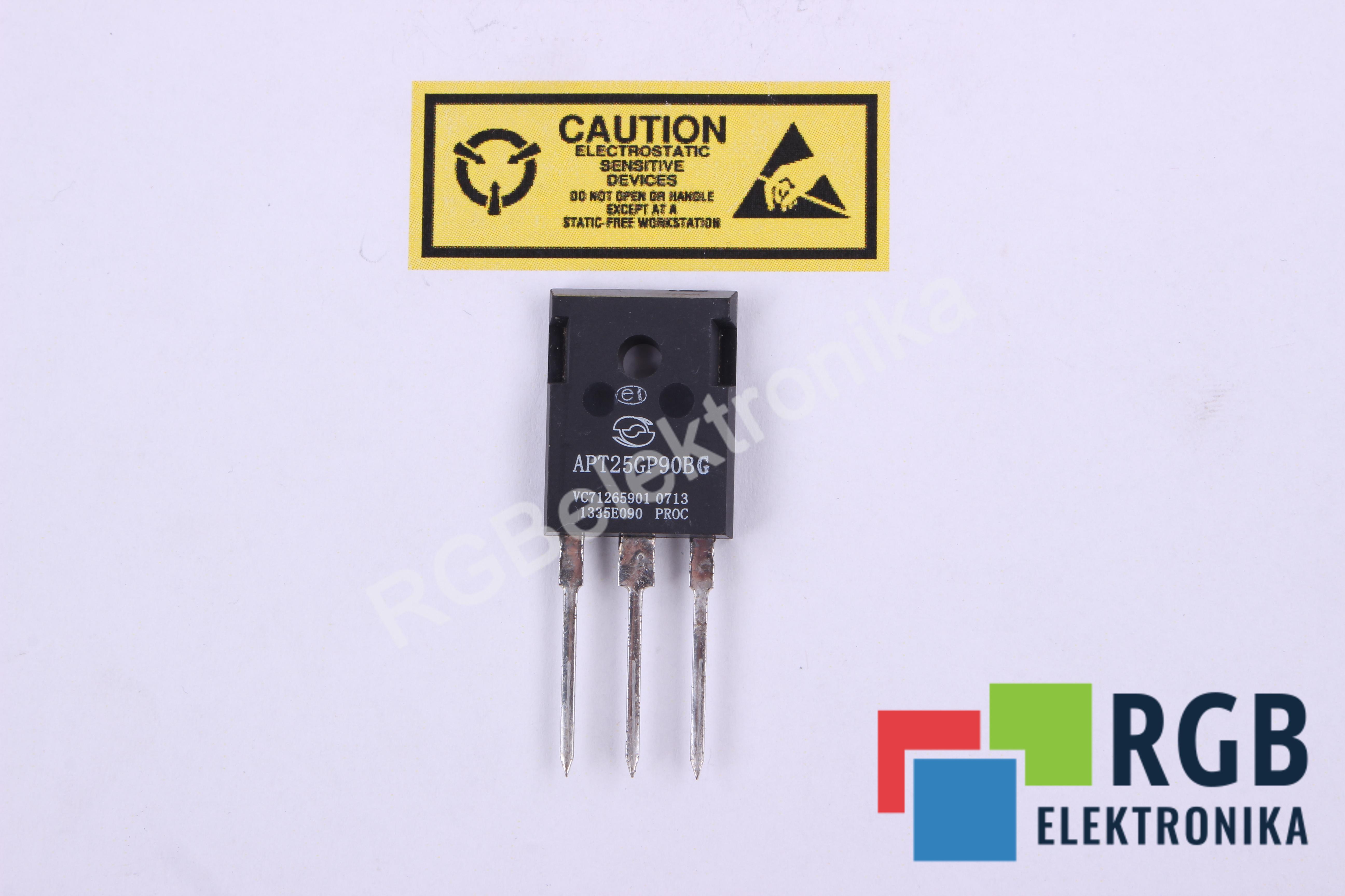 NEW TRANSISTOR POWER MOS 7 IGBT APT25GP90BG 900V ADVANCED POWER TECHNOLOGY
