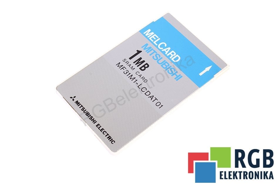 MITSUBISHI ELECTRIC MF31M1-LCDAT01 MELCARD SRAM CARD 1MB MELCARD SRAM CARD 1MB 
