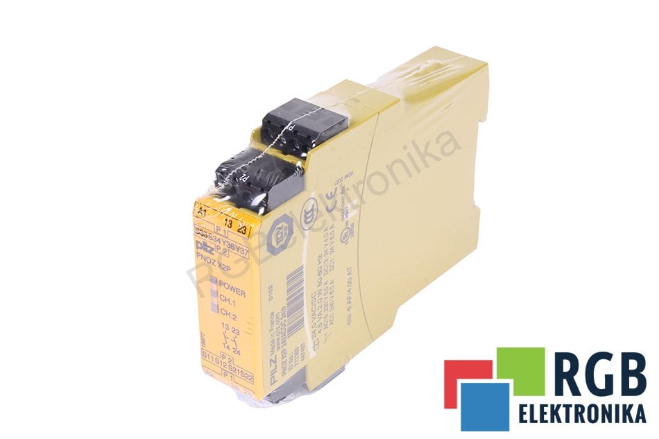 PILZ PNOZ X2P 24VACDC 2N/O 777303 SAFETY RELAY 