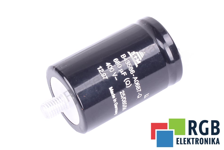 B43586-A0687-Q 680UF 400V S+M KONDENSATOR 680UF 400V