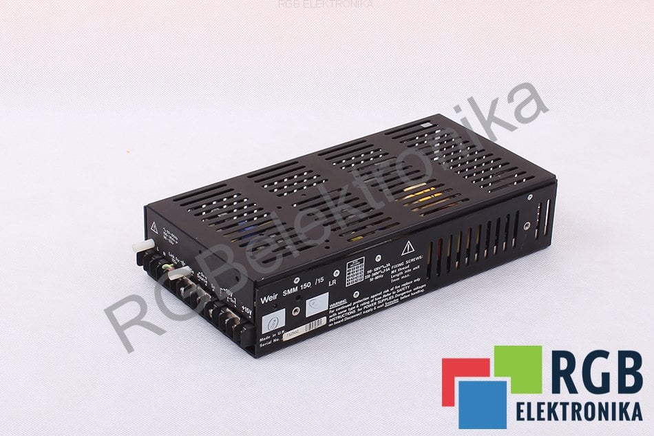 SMM 150/15 SMM150/15 110-120V 3A 220-240V 1.5A 50-60HZ POWER SUPPLY WEIR