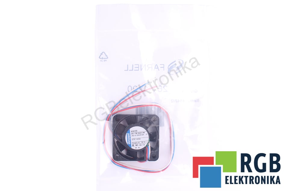 EBM PAPST 414F/2 40X40X10MM 24V 33MA AXIAL FAN 24V 0.033A 40 MM 10 MM 40 MM 